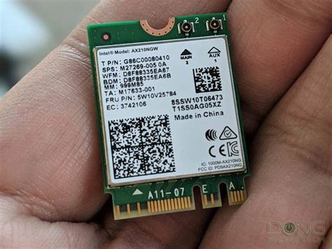 Wi Fi 6E AX210 5374Mbps tri band 2.4G/5G/6Ghz kablosuz PCI E adaptörü ...