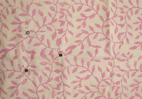 Light Brown Block printed Supernet Kota saree With Mirror Work ...