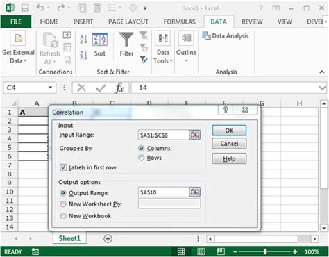 Image result for Correlation Excel with Code