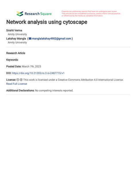 Image result for Cytoscape Network Analysis Tutorial