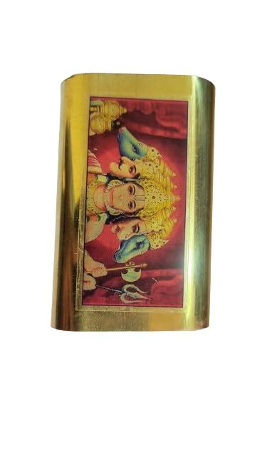 Shubh Sanket Vastu Panchmukhi Brass Pocket Power Booster (Size :- 5.5x1 ...