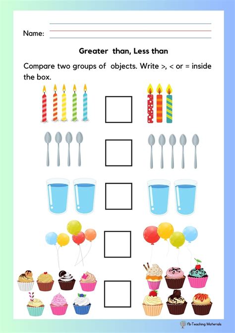 Best 12 Greater than , Less than interactive worksheet – Artofit