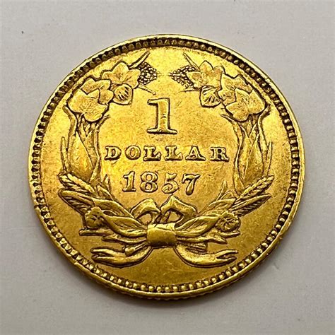8775 Princess 1857 One Dollar Gold Coin | EstateSales.org