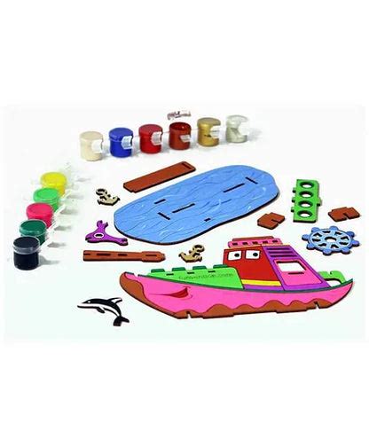 Funvention Ship 3D Coloring Model & DIY Desk Organizer – Etrending