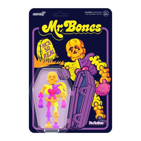 Super7 Mr Bones Fluorescent 3 75 Mr Bones Action Figure | Desertcart INDIA