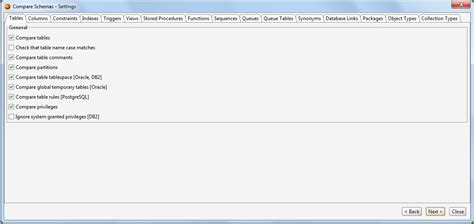 Schema Compare 的图像结果