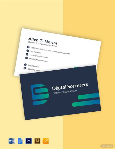 Software Developer Business Card 的图像结果