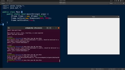 Java JFrame 的图像结果