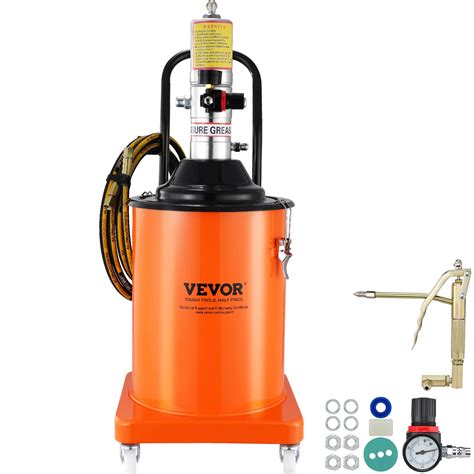 Buy VEVORGrease Pump, 5 Gallon Air Grease Pump with 13 ft High Pressure ...