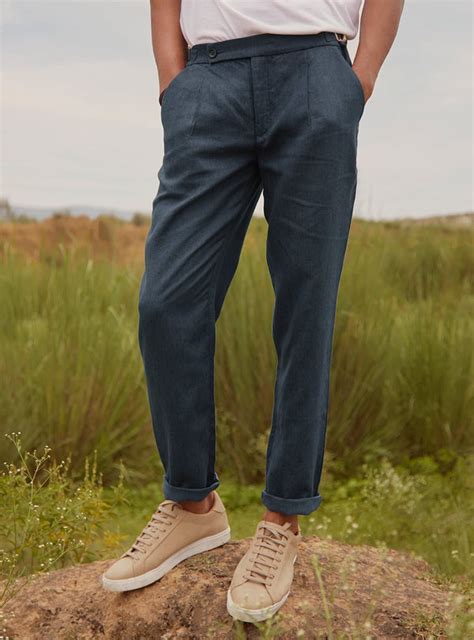 Andamen Ocean Linen Pant
