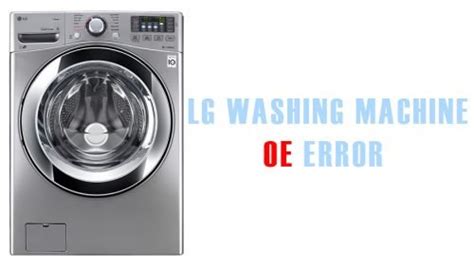 Image result for LG 0E Error Code