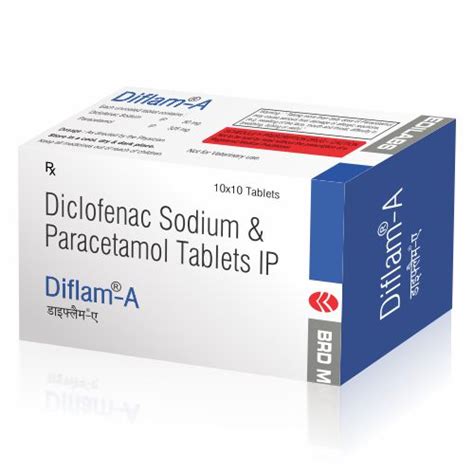 DIFLAM-A Tablets BRD Health Sciences