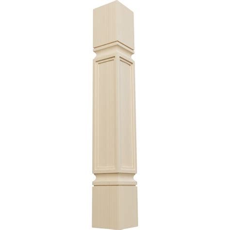 Ekena Millwork Kent Raised Panel Cabinet Column 3-Feet x 5-Inches ...