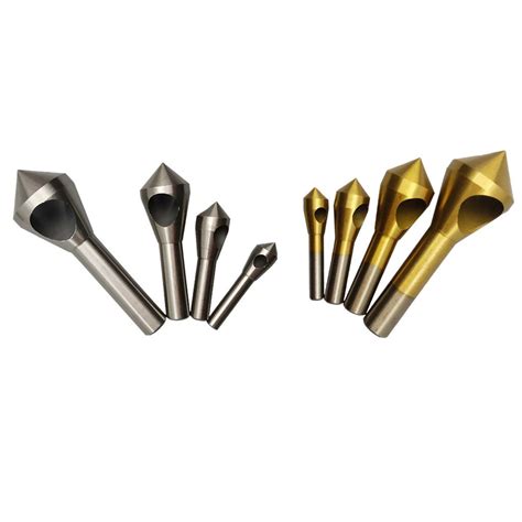 Pinakine® 8 Piece Countersink Drill Bit Counter Sink Titanium Coated ...