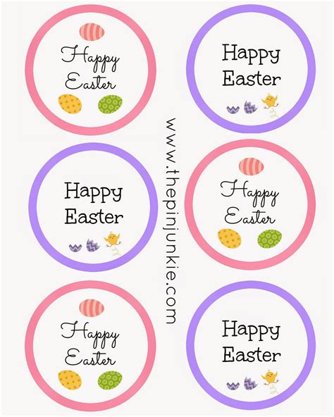 Free Easter Printable Labels - Templates Printable