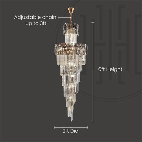 Halteres Long Duplex Crystal Chandelier – Harold Electricals