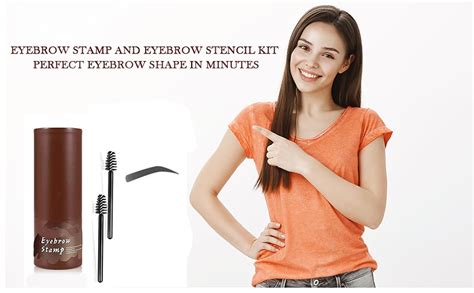 Buy SIXPLUS Eyebrow Stamp and Eyebrow Stencil Kit - Eyebrow Stamp and ...