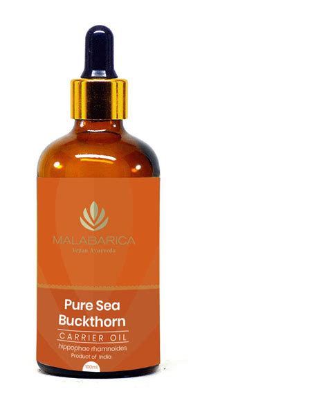 Buy MALABARICA Vegan Ayurveda - Pure Sea Buckthorn Carrier Oil ...