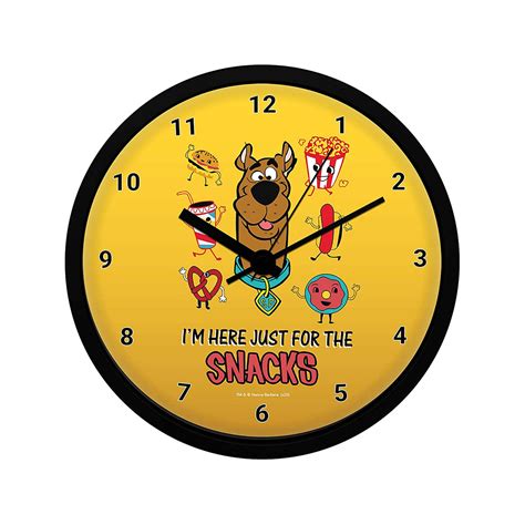 Scooby Doo-Snacks Design Round Wall Clock – Epic Stuff