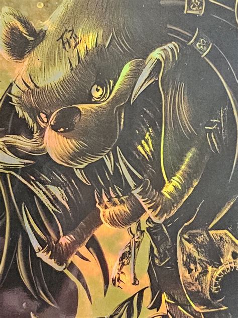 GOLD Lava Foil Rare Killer Kare Bears VIRGIN ONE of ONE Predator Homage NYCC | #4638296109