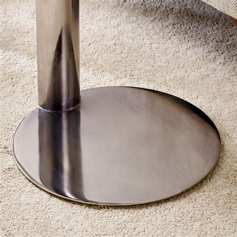 Buy Edge Metal Top Accent Table - Silver from Home Centre at just INR ...