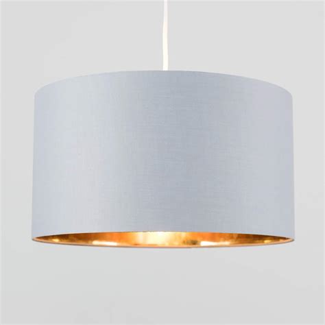 Buy MiniSun Extra Large Modern Grey & Gold Cylinder Ceiling Pendant ...