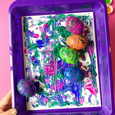 Roll & Draw Easter Egg Art - Friends Art Lab