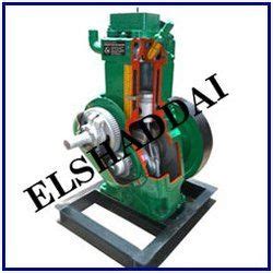 CUT SECTIONAL WORKING ENGINE MODEL - Single Cylinder Four Stroke Diesel ...