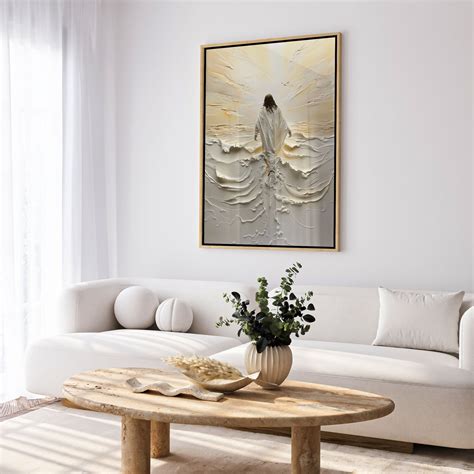 Jesus Running after a Lost Lamb - Canvas – Jesus Canvas