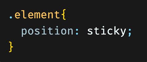 HTML Position Sticky 的图像结果