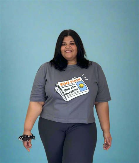 Cropped Comfy T-Shirts - designed exclusively for plus size – Kokonut