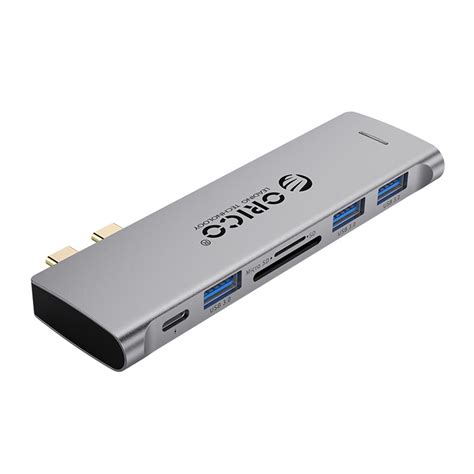 ORICO 2CT-6TS Type-C 6-in-1 Multifunctional Docking Station - tpstech.in