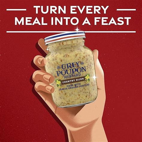 Grey Poupon Country Dijon Mustard (8 oz Jar) (Pack of 2) - Walmart.com