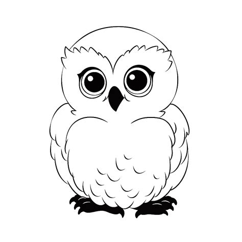 Snowy owl coloring pages – Coloring corner