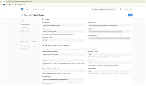 UPS Parcel Service Integration With ERPNext