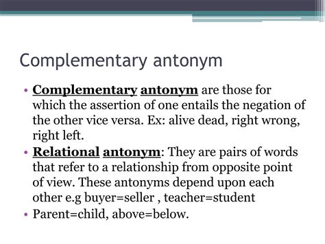 Sense Relations | PPTX