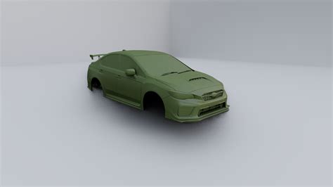 STL file Subaru WRX STI S208 2019・Model to download and 3D print・Cults
