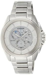 Citizen Eco-Drive Analog White Dial Men's Watch - AT0821-59A : Amazon ...