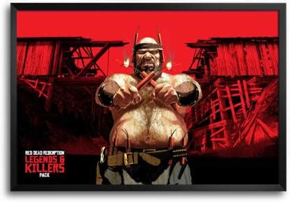 RangeeleInkers Red Dead Redemption Fatman Laminated Frame Poster Paper ...