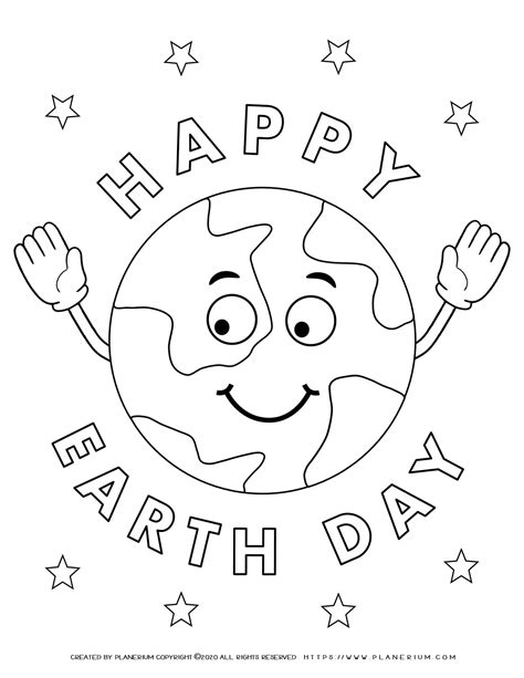 Free Coloring Pages For Earth Day