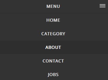 Adaptive Hamburger Menu With jQuery And CSS3 | jQuery Plugin