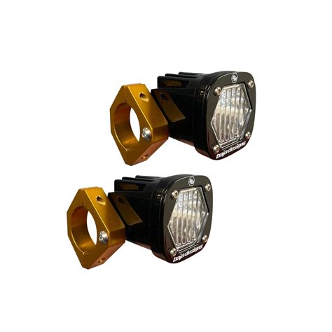 Crash Bar Clamps for Baja Designs S1 & S2 Gold – Shop Vity's Design