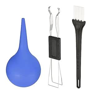 MECCANIXITY Dust Ball Air Blower Rubber Blowing Pump Cleaning Brush Kit ...