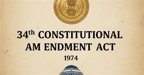 34th Constitutional Amendment Act, 1974 | BARRISTERY.in - An ...