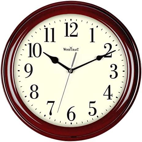 Buy Artshai 24 inch Antique designer wooden pendulum wall clock with 11 ...