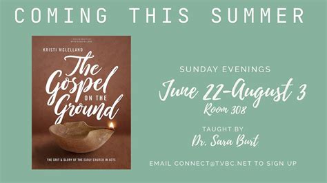 Gospel on the Ground Study, Taylor's Valley Baptist Church, Temple, 22 ...