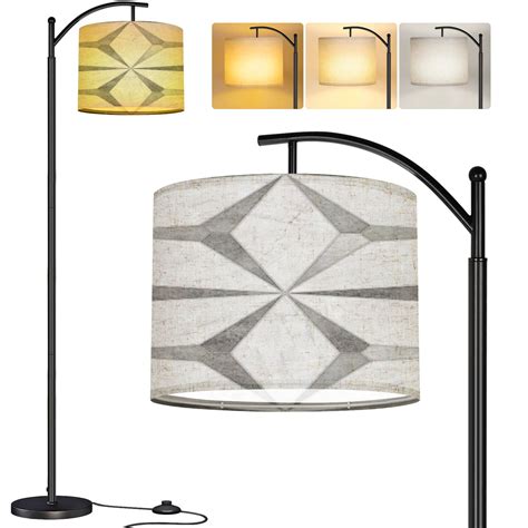 Arc Floor Lamp Geometric decor Cement Tile Floor Marble Tile Marble ...