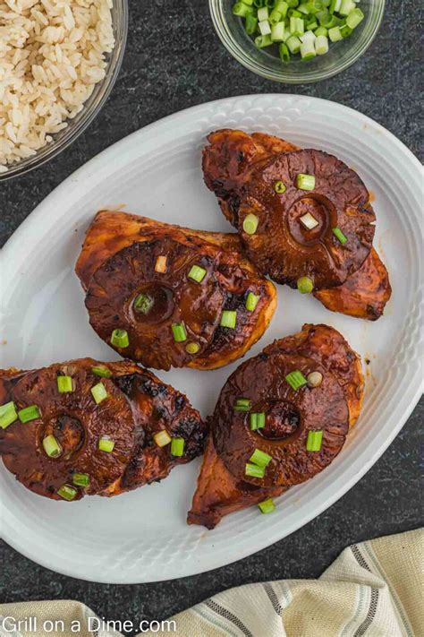 Grilled Hawaiian BBQ Chicken Recipe - grillonadime.com