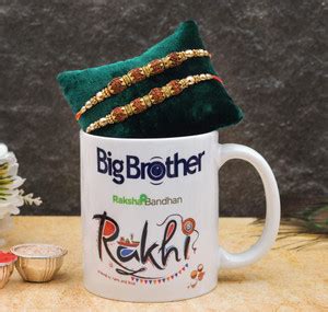 THE SD STORE Designer rakhi coffee mug| rakhi gift for brother Mauli ...