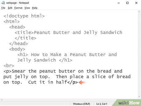 Image result for HTML Instructions Inside of Code